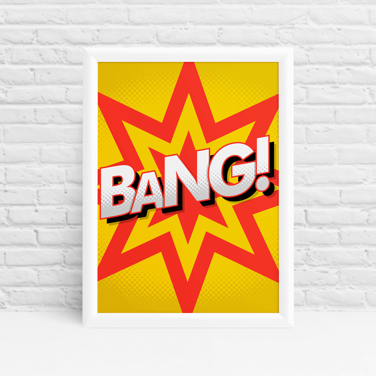 Pop art poster design with a BANG! by Ibbleobble®