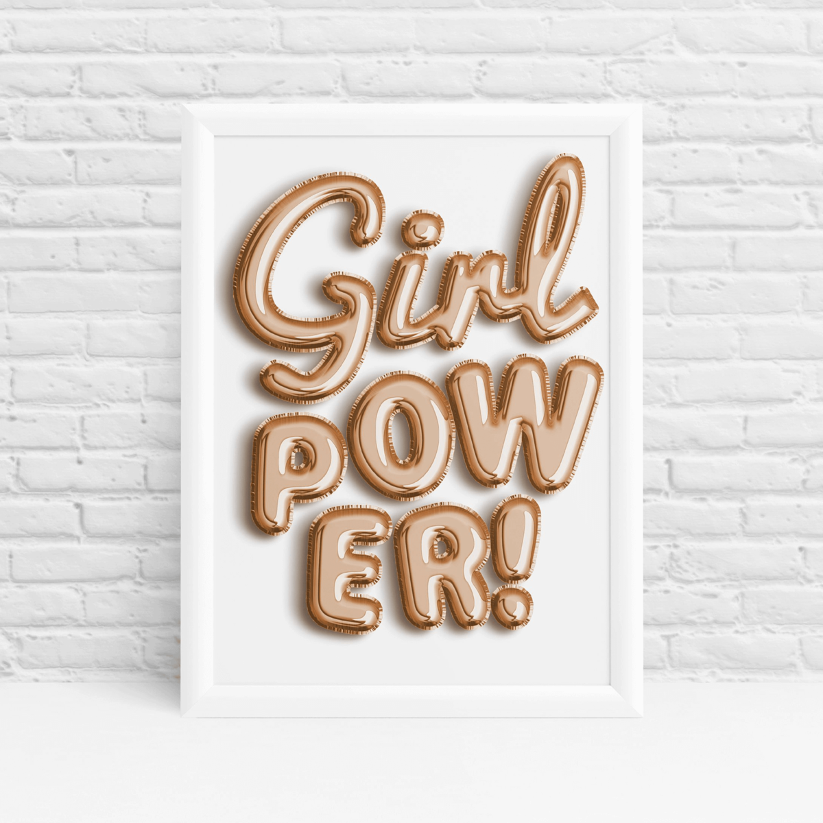 Cute Girl Power helium balloons positive quotes print by Ibbleobble®