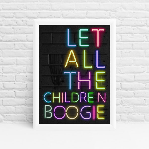 Bowie wall art bedroom print by Ibbleobble®